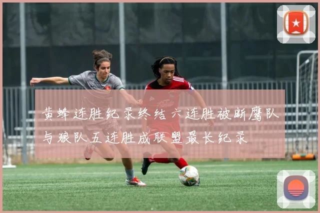 黄蜂连胜纪录终结六连胜被断鹰队与狼队五连胜成联盟最长纪录